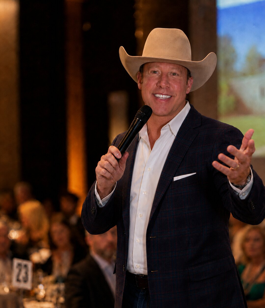 Smith Alan Baggett at a charity gala
